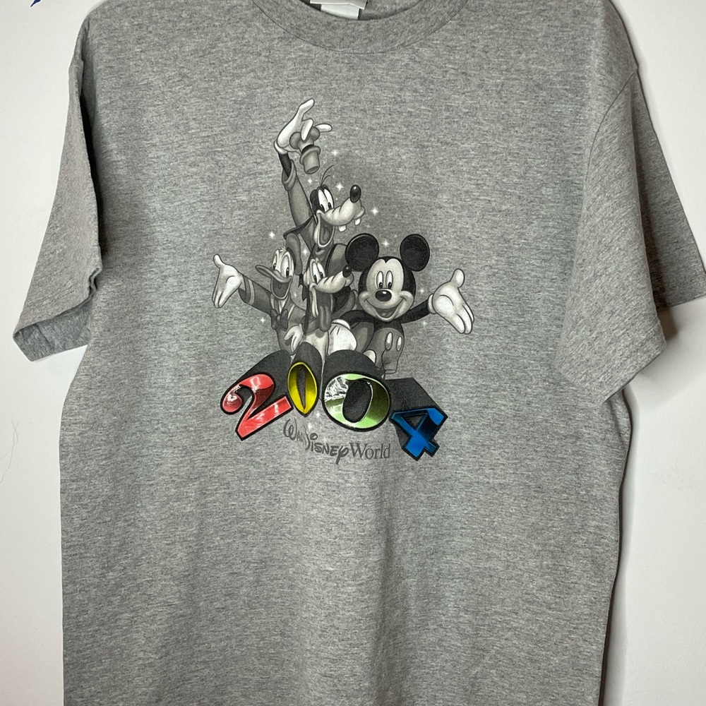 Unisex Vintage Walt Disney Gray T-Shirt Size Large